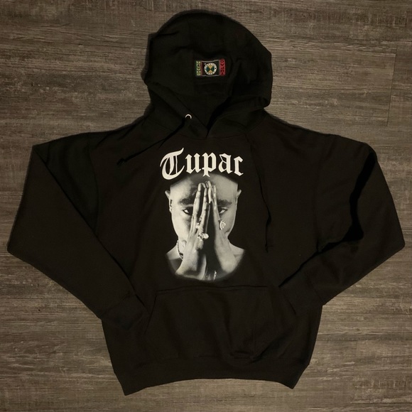 Cross Colours X Tupac Shakur Rare Hoodie - Picture 1 of 7
